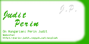 judit perin business card